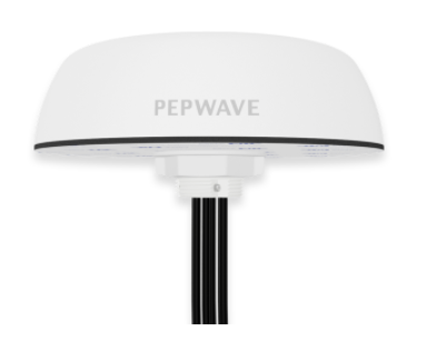 Pepwave Mobility 42G Dome Antenna for 4x4 Cellular/5G, MiMo WiFi & GPS- White - QMA Connectors
